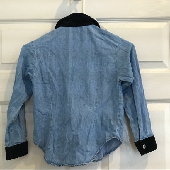 MICKEY & CO vintage jean button down shirt - Picture 3 of 7